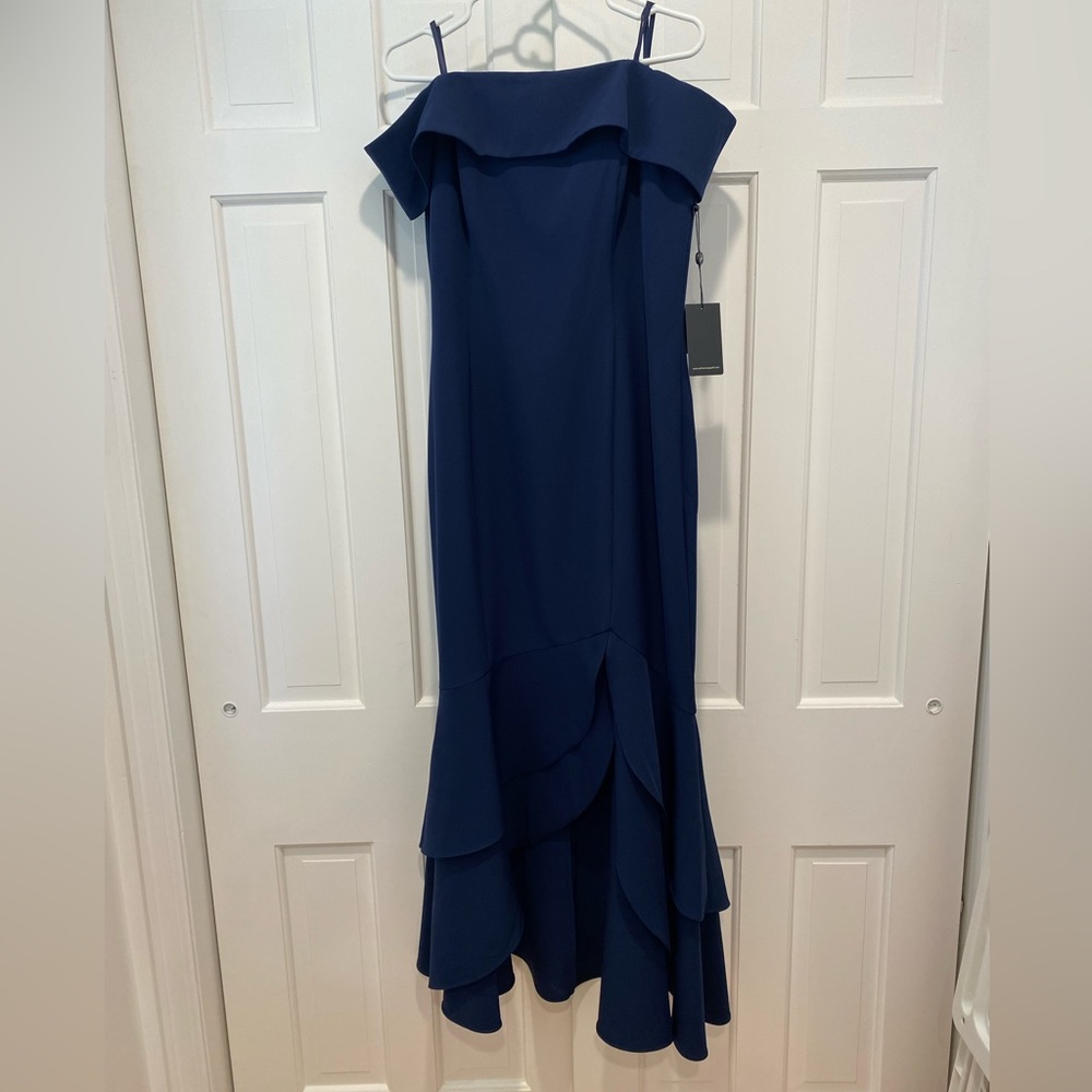 Off Shoulder High Low Gown - Picture 2 of 3